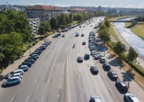 Kauno centre taršių transporto priemonių eismą galėtų mažinti įvestas CO2 mokestis (Kauno miesto savivaldybės nuotr.)